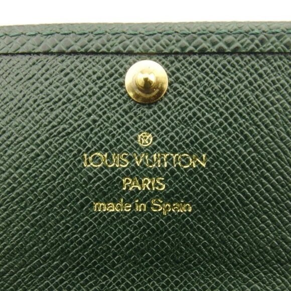 LOUIS VUITTON Key Case Taiga Taiga Leather Authentic Used - Picture 9 of 9